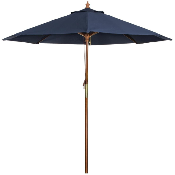 Bolero runder Sonnenschirm dunkelblau 3m 5 Bolero runder Sonnenschirm dunkelblau 3m