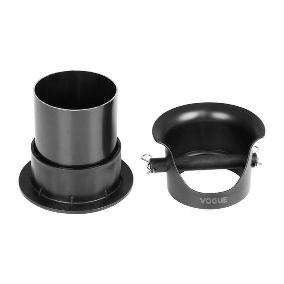 Vogue Plastik Kaffee Abklopfbehälter 3,6L 2 Vogue Plastik Kaffee Abklopfbehälter 3,6L