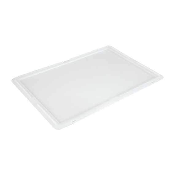 Cambro Pizzateigkistendeckel aus Polyethylen 60x40x2cm 4 Cambro Pizzateigkistendeckel aus Polyethylen 60x40x2cm
