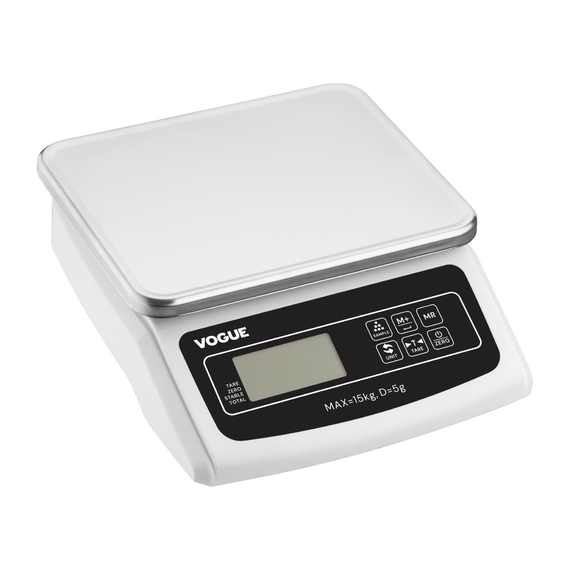 Vogue Elektronische Plattformwaage 15kg Vogue Elektronische Plattformwaage 15kg