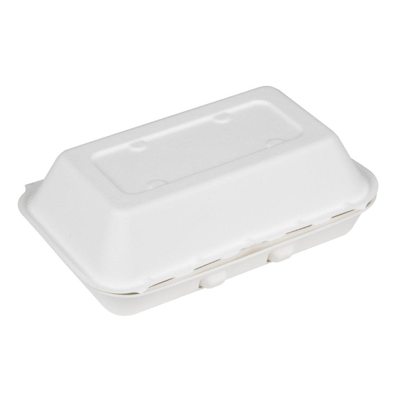 Fiesta Kompostierbare Bagasse Lebensmittelbehälter 9x6" (200 Stück) Fiesta Kompostierbare Bagasse Lebensmittelbehälter 9x6" (200 Stück)