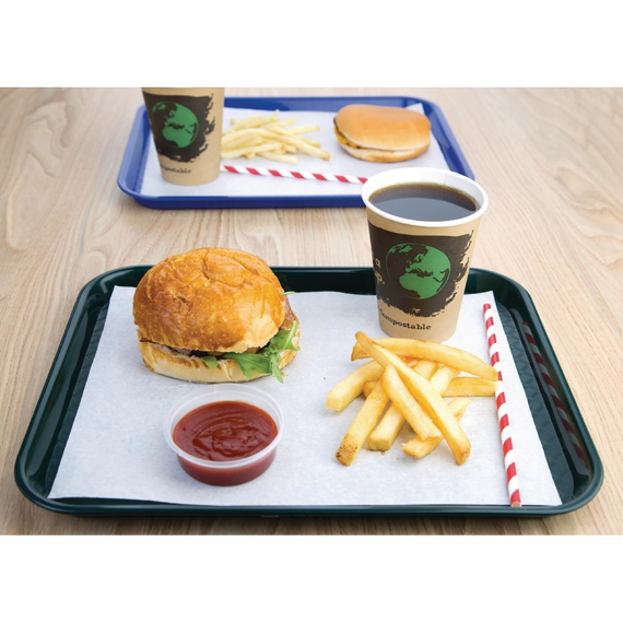 Olympia Kristallon Fast-Food-Tablett grün 34,5 x 26,5cm 3 Olympia Kristallon Fast-Food-Tablett grün 34,5 x 26,5cm