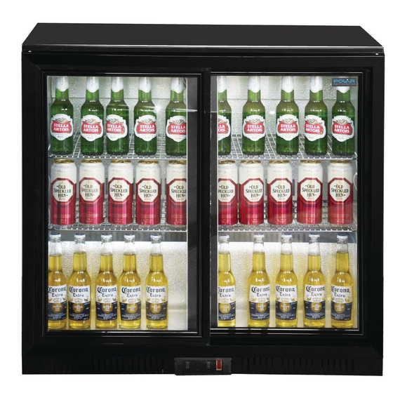Polar Serie G Barkühlschrank mit 2 Schiebetüren 198L Polar Serie G Barkühlschrank mit 2 Schiebetüren 198L
