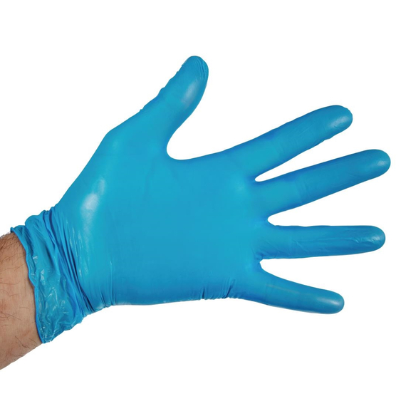 Hygiplas Vinylhandschuhe Blau puderfrei L (100 Stück) 5 Hygiplas Vinylhandschuhe Blau puderfrei L (100 Stück)