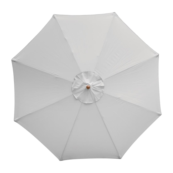 Bolero Runder Sonnenschirm Grau 3 Meter 2 Bolero Runder Sonnenschirm Grau 3 Meter