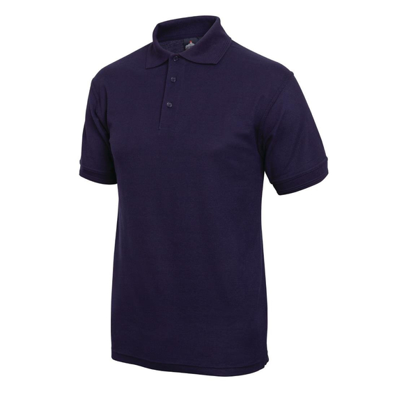 Unisex Poloshirt marineblau L Unisex Poloshirt marineblau L