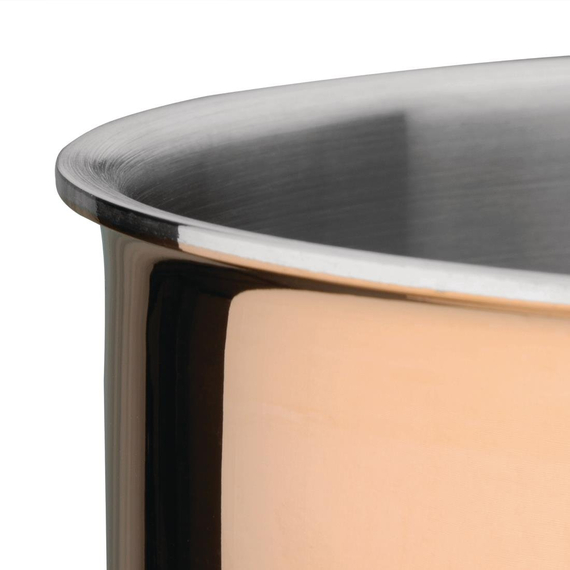 Vogue Tri-Wall Kupfer Sauteuse Induktion 24cm 4 Vogue Tri-Wall Kupfer Sauteuse Induktion 24cm