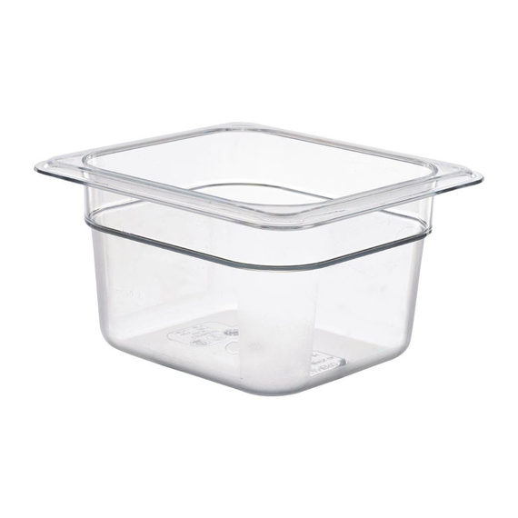 Cambro Polycarbonat GN 1/6 Behälter 100mm 1 Cambro Polycarbonat GN 1/6 Behälter 100mm