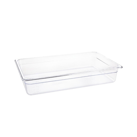 Vogue Polycarbonat GN-Behälter GN1/1 100mm 1 Vogue Polycarbonat GN-Behälter GN1/1 100mm