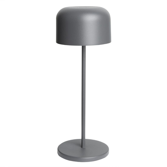 Olympia Siena Tischlampe Runder Dom Grau 300mm Olympia Siena Tischlampe Runder Dom Grau 300mm