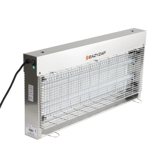 Eazyzap Energieeffizienter Edelstahl-LED-Fliegenkiller 150m² 3 Eazyzap Energieeffizienter Edelstahl-LED-Fliegenkiller 150m²