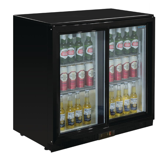 Polar Serie G Barkühlschrank mit 2 Schiebetüren 208L 1 Polar Serie G Barkühlschrank mit 2 Schiebetüren 208L