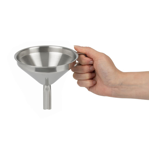 Trichter Edelstahl 12,5cm 5 Trichter Edelstahl 12,5cm