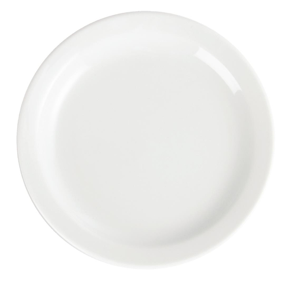 Olympia Whiteware Teller mit schmalem Rand 15cm (12 Stück) 5 Olympia Whiteware Teller mit schmalem Rand 15cm (12 Stück)