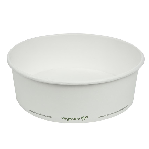 Vegware 185 Serie Kompostierbare Lebensmittelschalen 946ml (300 Stück) 1 Vegware 185 Serie Kompostierbare Lebensmittelschalen 946ml (300 Stück)