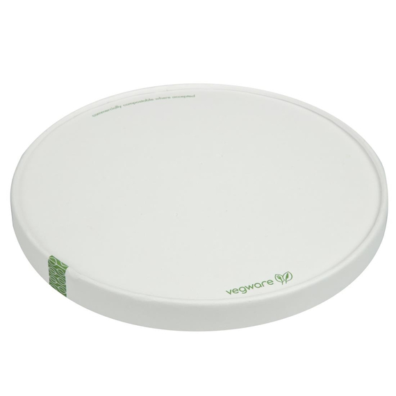 Kompostierbare Deckel der Vegware 185-Serie (300 Stück) 1 Kompostierbare Deckel der Vegware 185-Serie (300 Stück)