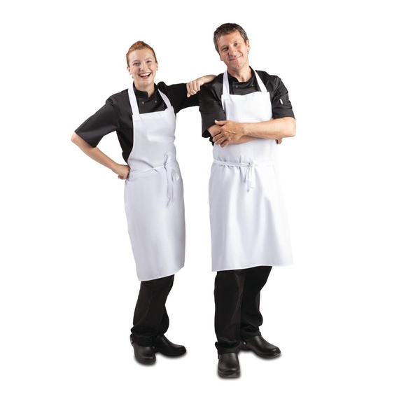 Whites Latzschürze weiß 4 Whites Latzschürze weiß