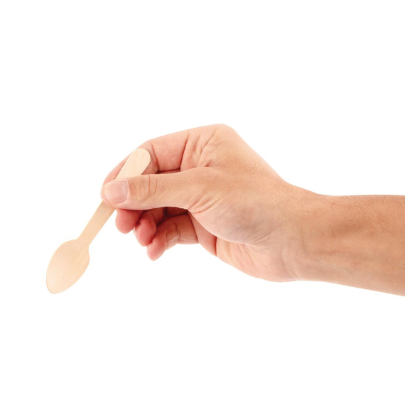 Fiesta Compostable Teelöffel Birkenholz 11cm (100 Stück) 3 Fiesta Compostable Teelöffel Birkenholz 11cm (100 Stück)