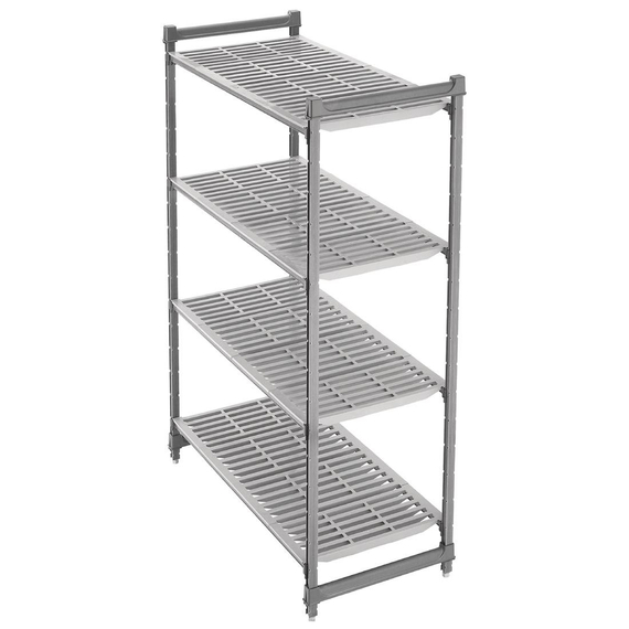 Cambro Stationary Belüftetes Regal mit 4 Ablagen 183 x 91 x 46cm 2 Cambro Stationary Belüftetes Regal mit 4 Ablagen 183 x 91 x 46cm