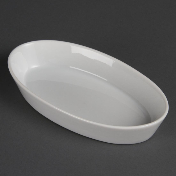 Olympia Whiteware ovale Auflaufformen 19,5 x 11cm (6 Stück) Olympia Whiteware ovale Auflaufformen 19,5 x 11cm (6 Stück)
