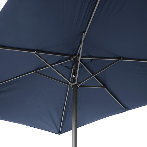 Bolero Seville Quadratischer Sonnenschirm 2x3m Marineblau 2 Bolero Seville Quadratischer Sonnenschirm 2x3m Marineblau