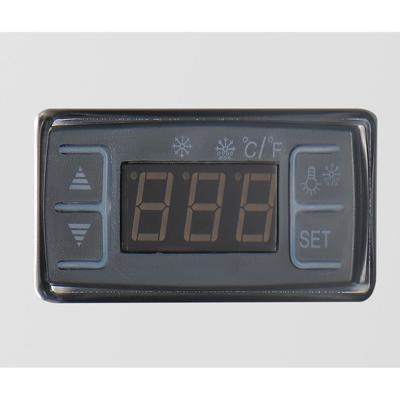 Polar G-Serie Theken-Kühlschrank Schwarz Quadratisches Glas 160L 5 Polar G-Serie Theken-Kühlschrank Schwarz Quadratisches Glas 160L