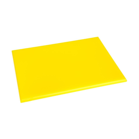 Hygiplas HDPE kleines Schneidebrett gelb 300x 225x12mm 3 Hygiplas HDPE kleines Schneidebrett gelb 300x 225x12mm