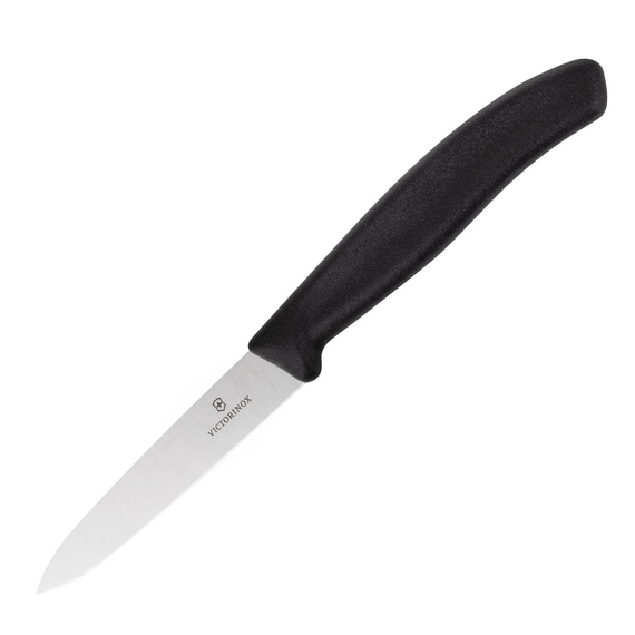 Victorinox Schälmesser Spitz 10cm Schwarz 1 Victorinox Schälmesser Spitz 10cm Schwarz