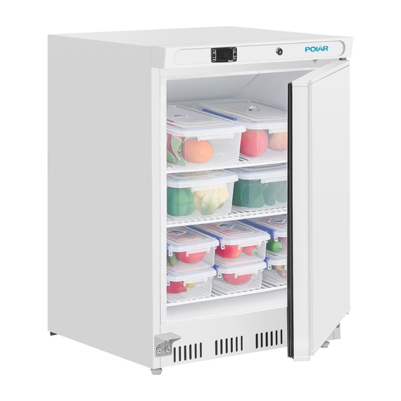 Polar C-Serie Untertisch-Kühlschrank Weiß - 150L 4 Polar C-Serie Untertisch-Kühlschrank Weiß - 150L