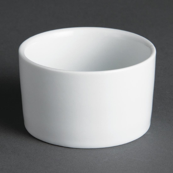 Olympia Whiteware Moderne Auflaufförmchen 7cm (12 Stück) 4 Olympia Whiteware Moderne Auflaufförmchen 7cm (12 Stück)