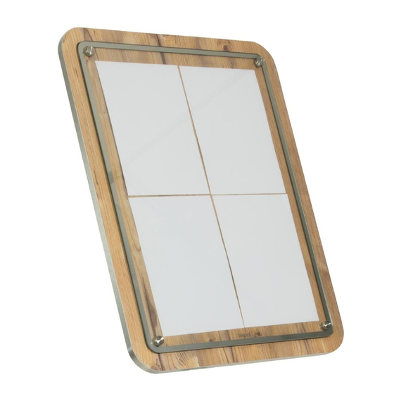 Wandzeitungshalter aus Holz Securit 4xA4. Wandzeitungshalter aus Holz Securit 4xA4.