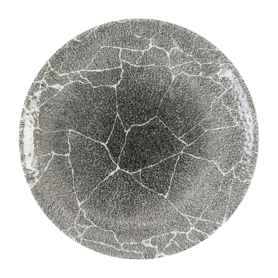 Churchill Studio Prints Kintsugi Quartz Black Coupé-Teller, 260 mm, (12 Stück) Churchill Studio Prints Kintsugi Quartz Black Coupé-Teller, 260 mm, (12 Stück)
