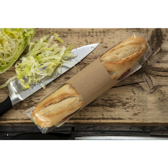 Colpac Recycelbare Baguette-Verpackungen aus Packpapier und Kunststoff (500 Stück) 5 Colpac Recycelbare Baguette-Verpackungen aus Packpapier und Kunststoff (500 Stück)