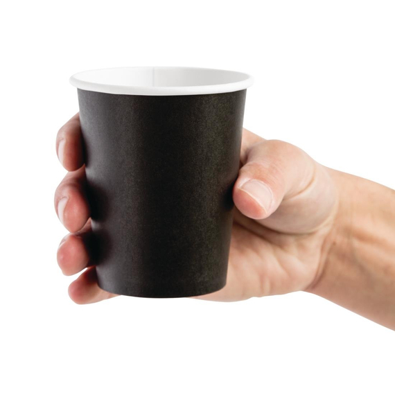 Fiesta Recyclable Coffee To Go Becher 230ml schwarz x1000 (1000 Stück) 2 Fiesta Recyclable Coffee To Go Becher 230ml schwarz x1000 (1000 Stück)