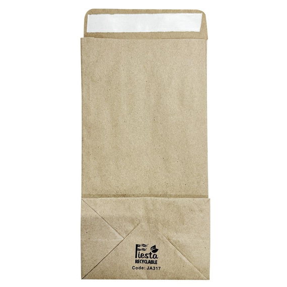 Fiesta Recycelbare Versiegelbare Takeaway-Tüten Klein (250 Stück) 1 Fiesta Recycelbare Versiegelbare Takeaway-Tüten Klein (250 Stück)