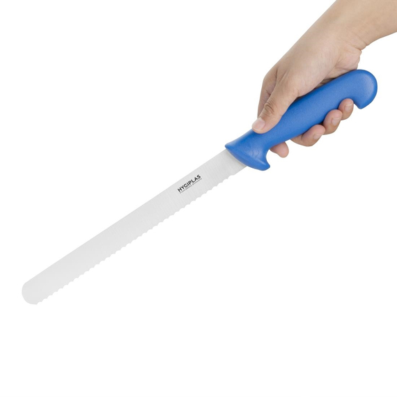 Hygiplas Brotmesser Gezahnt Blau 24,8cm 1 Hygiplas Brotmesser Gezahnt Blau 24,8cm