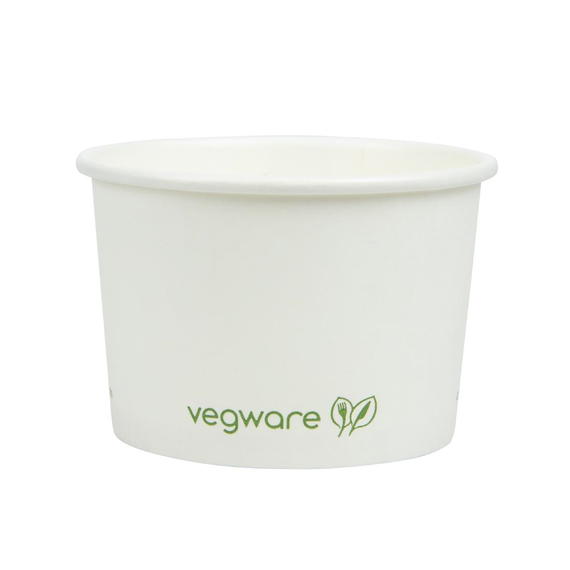 Vegware kompostierbare Schalen für warme Speisen 110ml (1000 Stück) 4 Vegware kompostierbare Schalen für warme Speisen 110ml (1000 Stück)
