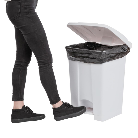 Jantex Küchenpedaleimer weiß 45L 4 Jantex Küchenpedaleimer weiß 45L