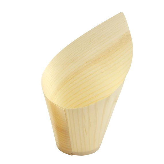 Sier Einwegbecher Holz schräg 22cl. (FSC®) ø70 x h137/70mm (30 Stück) 1 Sier Einwegbecher Holz schräg 22cl. (FSC®) ø70 x h137/70mm (30 Stück)
