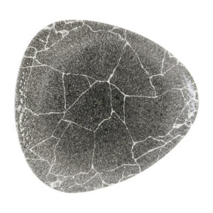 Churchill Studio Prints Kintsugi Quartz Schwarze Dreiecksplatte 229 mm (12 Stück)