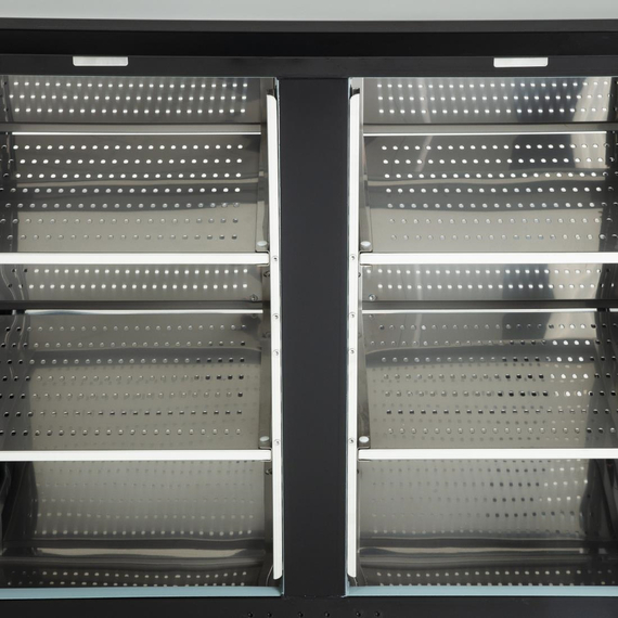 Polar Serie U Barkühlschrank 2-türig mit 4 Schubladen 7 Polar Serie U Barkühlschrank 2-türig mit 4 Schubladen