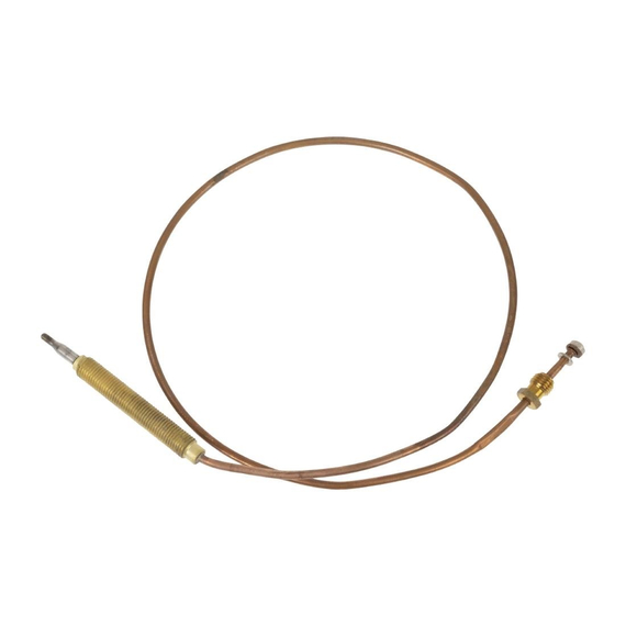 Buffalo Ersatzteil Thermoelement für offenen Brenner, passend für CT253 Buffalo Ersatzteil Thermoelement für offenen Brenner, passend für CT253