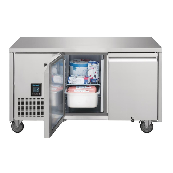 Polar U-Serie Premium Zweitürige Kühltheke 267L 8 Polar U-Serie Premium Zweitürige Kühltheke 267L