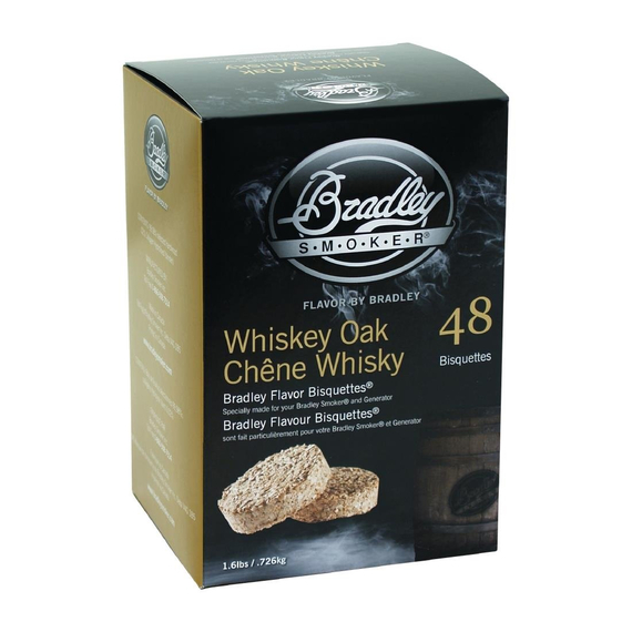 Bradley Lebensmittelräuchergerät Whiskey-Eichen-Aroma-Bisquette (48 Stück) Bradley Lebensmittelräuchergerät Whiskey-Eichen-Aroma-Bisquette (48 Stück)