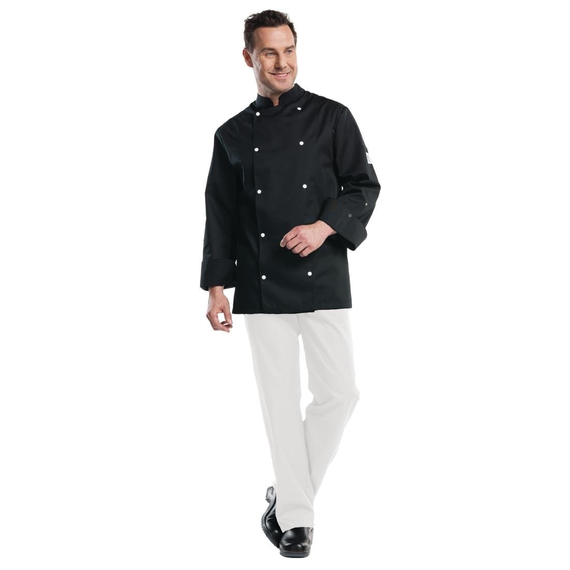 Chaud Devant Firenze Kochjacke lange Ärmel schwarz XXL Chaud Devant Firenze Kochjacke lange Ärmel schwarz XXL
