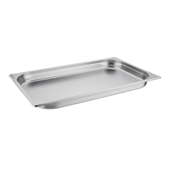 Vogue GN-Behälter Edelstahl 4cm GN1/1 2 Vogue GN-Behälter Edelstahl 4cm GN1/1