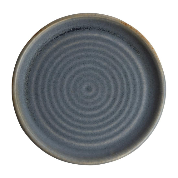 Olympia Canvas runder Teller mit schmalem Rand granit-blau 18cm (6 Stück) 3 Olympia Canvas runder Teller mit schmalem Rand granit-blau 18cm (6 Stück)