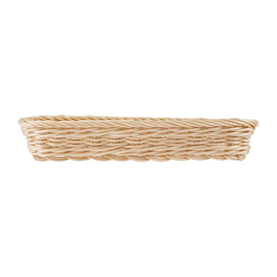 APS Polypropylen Rechteckiger Rattan Korb 270x100mm 2 APS Polypropylen Rechteckiger Rattan Korb 270x100mm