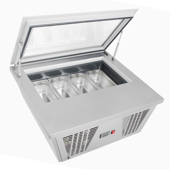 Polar G-Serie Tisch-Eiscreme-Gefrierschrank 4x Napoli-Pfannen 4 Polar G-Serie Tisch-Eiscreme-Gefrierschrank 4x Napoli-Pfannen