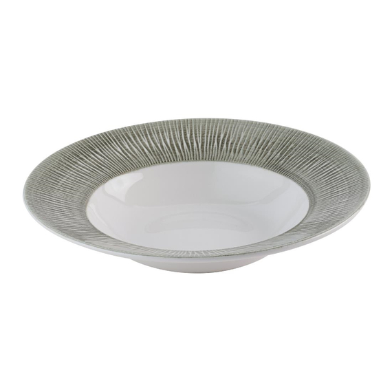 Churchill Bambus-Keramik-Spinwash-Alpine-Schüsseln mit breitem Rand, 280 mm (12 Stück) 2 Churchill Bambus-Keramik-Spinwash-Alpine-Schüsseln mit breitem Rand, 280 mm (12 Stück)